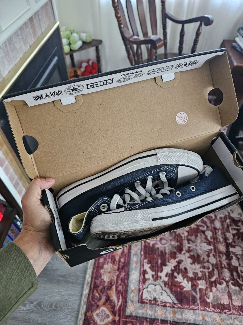 Converse navy womens 7